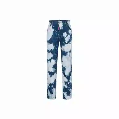 DSQUARED2 SS22 Bleached Paint Effect Jeans