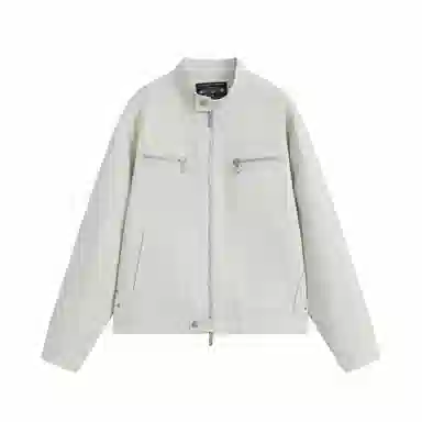 WAITINGWAVE Vintage Washed Canvas Jacket