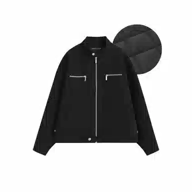 WAITINGWAVE Vintage Washed Canvas Jacket