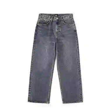 Lee FW24 Loose Straight Leg Mid Blue Jeans