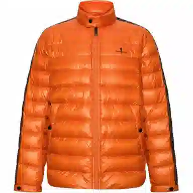 比音勒芬 插肩袖舒适格子长袖羽绒服 男款