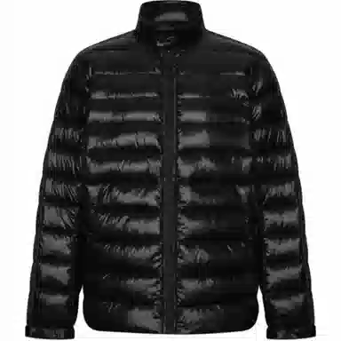 比音勒芬 插肩袖舒适格子长袖羽绒服 男款