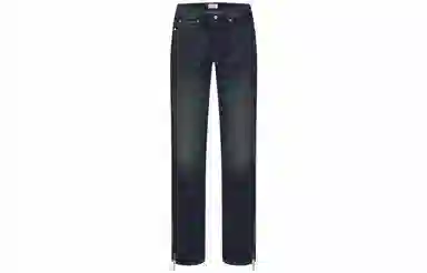 RHUDE Straight Leg Jeans Blue