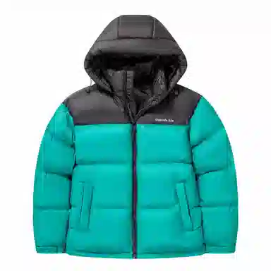 鸭鸭 时尚机能风工装宽松保暖百搭御寒防风连帽羽绒服 男女同款