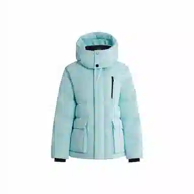 鸭鸭 时尚机能风宽松保暖百搭连帽羽绒服 男女同款