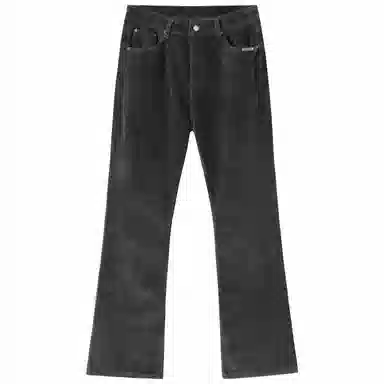 XINYINSU Retro Corduroy Jeans Black