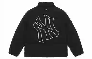 MLB Yankees Puffer Jacket Black