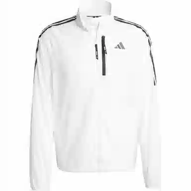 adidas 3-Stripes Own the Run Jacket White