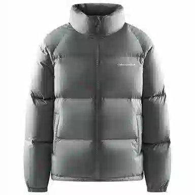 鸭鸭 户外极寒系列 纯色韩版休闲基础百搭短款立领运动面包羽绒服 男女同款