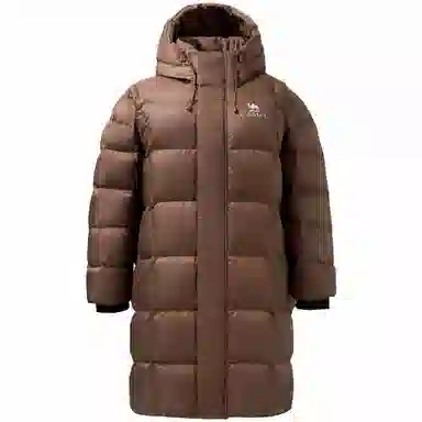 CAMEL Warm Fleece Down Coat