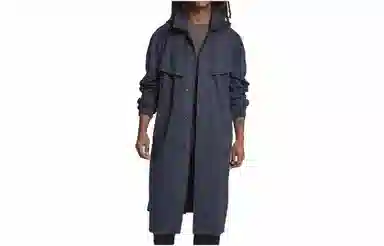 Nike Loose Fit Hoodie Windbreaker Navy