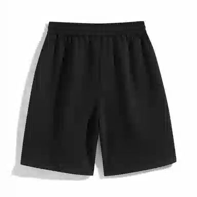 海尔斯 美式复古高街舒适时尚简约纯色拼接口袋宽松潮流百搭透气速干轻薄五分系带休闲短裤 男款