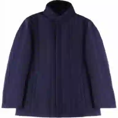 佛朗尼·齐拉 立领舒适纯色棉服 男款 藏青色