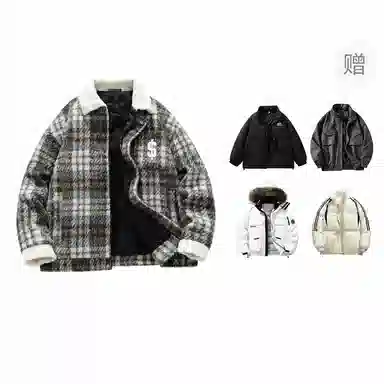 The Simpsons 90 Vintage Plaid Wool Jacket