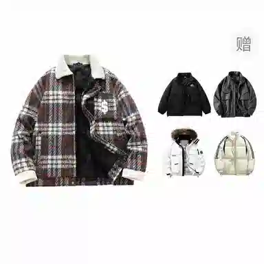 The Simpsons 90 Vintage Plaid Wool Jacket