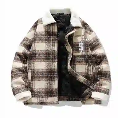 The Simpsons 90 Vintage Plaid Wool Jacket