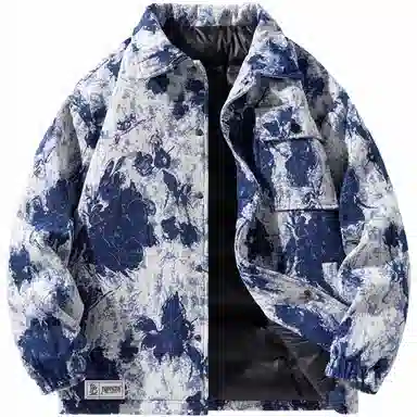 Paddington Bear Dopamine Tie-Dye Down Jacket