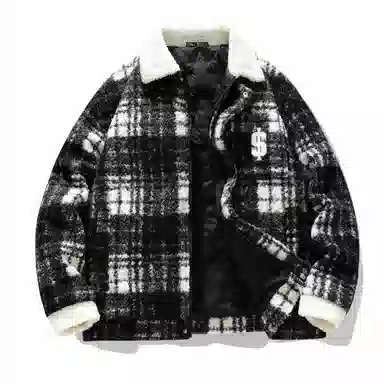 The Simpsons 90 Vintage Plaid Wool Jacket