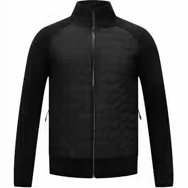 比音勒芬 纯色立领休闲棉服 男款 黑色