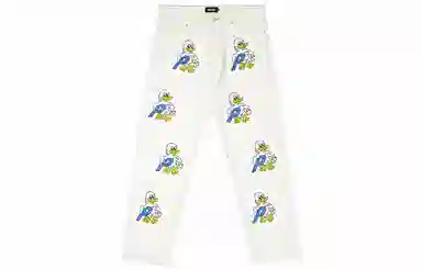 PALACE FW22 Duck Print Jeans White