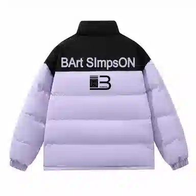 The Simpsons Retro Letter Colorblock Jacket