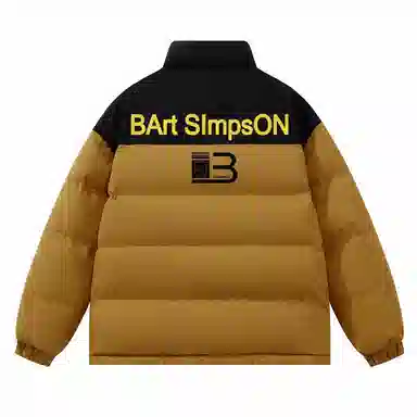 The Simpsons Retro Letter Colorblock Jacket