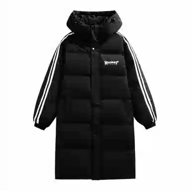 The Simpsons Logo Hooded Down Jacket