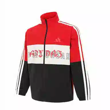 adidas Trendy Comfort Jacket Red Black