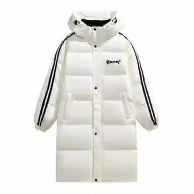 The Simpsons Logo Hooded Down Jacket