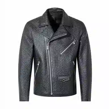 Andrew Mackenzie Biker Jacket Black