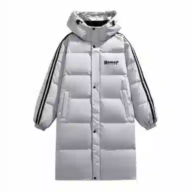 The Simpsons Logo Hooded Down Jacket