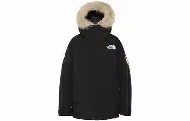 The North Face Logo Embroidered Hoodie Jacket Black