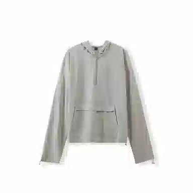 我是大卫 薄款半拉链休闲防晒连帽夹克外套 男女同款