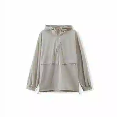 我是大卫 休闲简约薄款防晒连帽夹克外套 男女同款