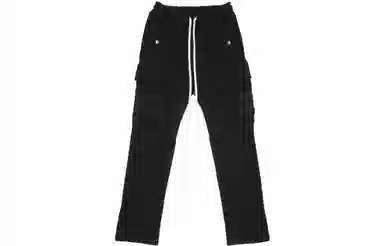 FARFROMWHAT FW22 3 Cloud Pocket Sweat Pants Moonless Night Black
