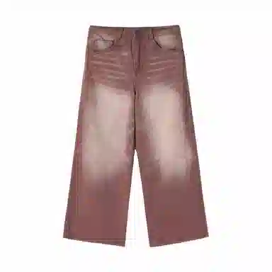 JHYQ Bordeaux Red Jeans