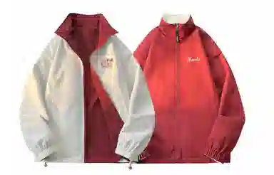 王者荣耀 梦奇款 双面穿拼接美式嘻哈街头撞色高街字母趣味卡通印花立领户外防风休闲宽松舒适飞行员教练夹克外套 男女同款