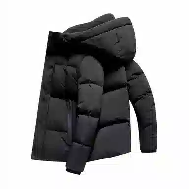 斯巴奴 加厚短款保暖连帽极寒羽绒服 男款