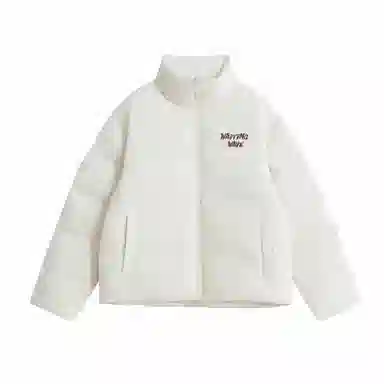 WAITINGWAVE Basic Logo Down Jacket