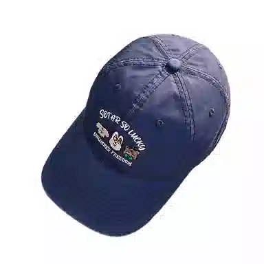 杨同学 卡通动通动漫帽 棉 鸭舌帽 女款