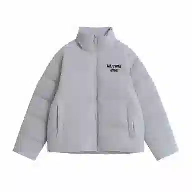 WAITINGWAVE Basic Logo Down Jacket