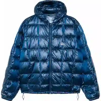 Stussy FW24 MIDWEIGHT HOODED PUFFER logo