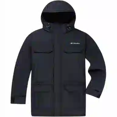 Columbia Omni-Heat Hooded Down Jacket Black