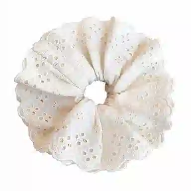 蒙妮 四层甜美蕾丝花边头绳 布艺 发圈 男女同款情侣款