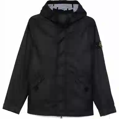 Stone Island Hoodie Jacket Black