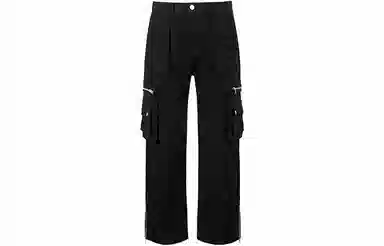 YLDP Cargo Jeans Black