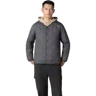 雅鹿 休闲轻便内外穿时尚百搭长袖羽绒服 男款