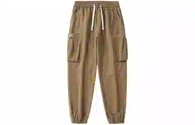 帕丁顿熊 纯色系带宽松束脚工装裤 男款