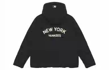MLB New York Yankees Hooded Down Jacket Black