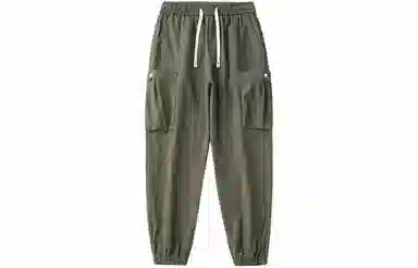 帕丁顿熊 纯色系带宽松束脚工装裤 男款